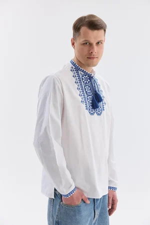 Чоловіча вишиванка "Зірка" (еко-бавовна) — Фото 5