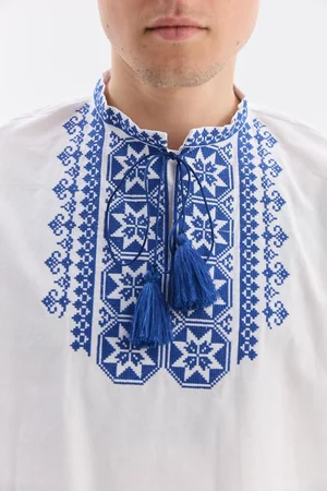 Чоловіча вишиванка "Зірка" (еко-бавовна) — Фото 6
