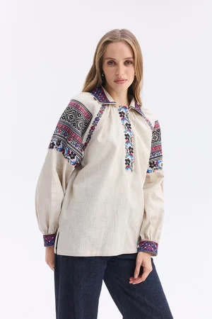 Жіноча вишиванка "Жидачівська" колекція Старовинні — Фото 4